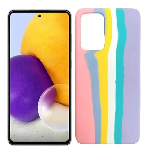 SILICON CASE RED NOTE 10 ARCOIRIS