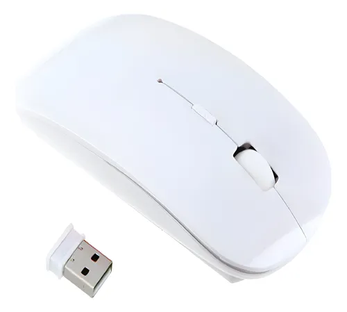 MOUSE OPTICO INALAMBRICO 2.4G BLANCO IN